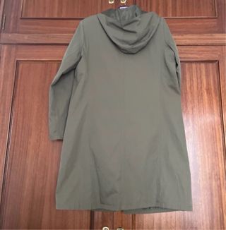 Parka tipo gabardina verde