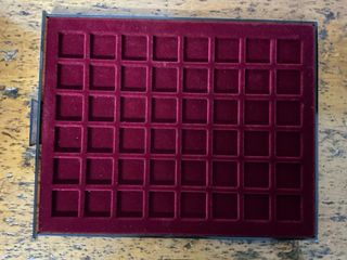 Caja para monedas de colección