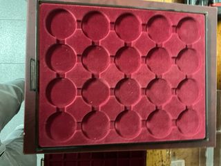 Caja para monedas de colección