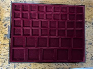 Caja para monedas de colección