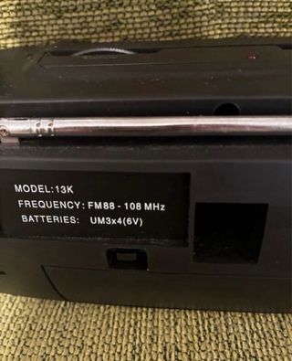 Radio Portátil FM Vintage Sin Estrenar