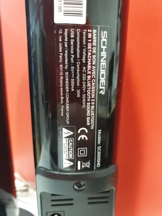 Barra de Sonido Schneider