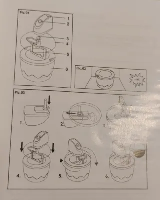 Gelatiera 1L Nuova Mai Usata
