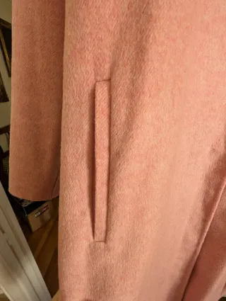 Abrigo Zara Rosa Talla L