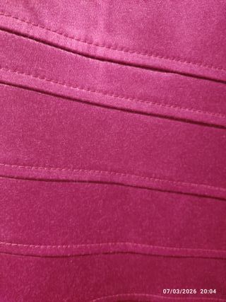 Vestido fiesta rosa satinado