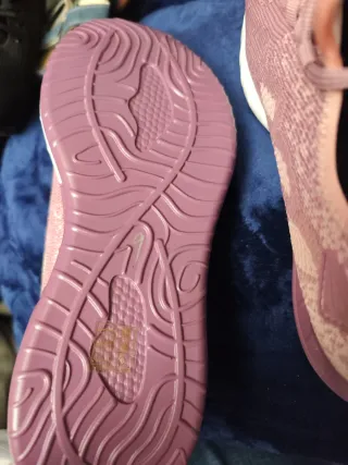 Zapatillas deportivas mujer rosa y blanco