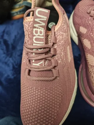 Zapatillas deportivas mujer rosa y blanco