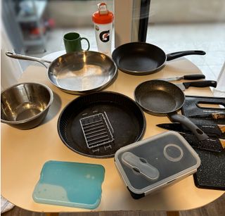 Set de Cocina: Sartenes, Bol y Más