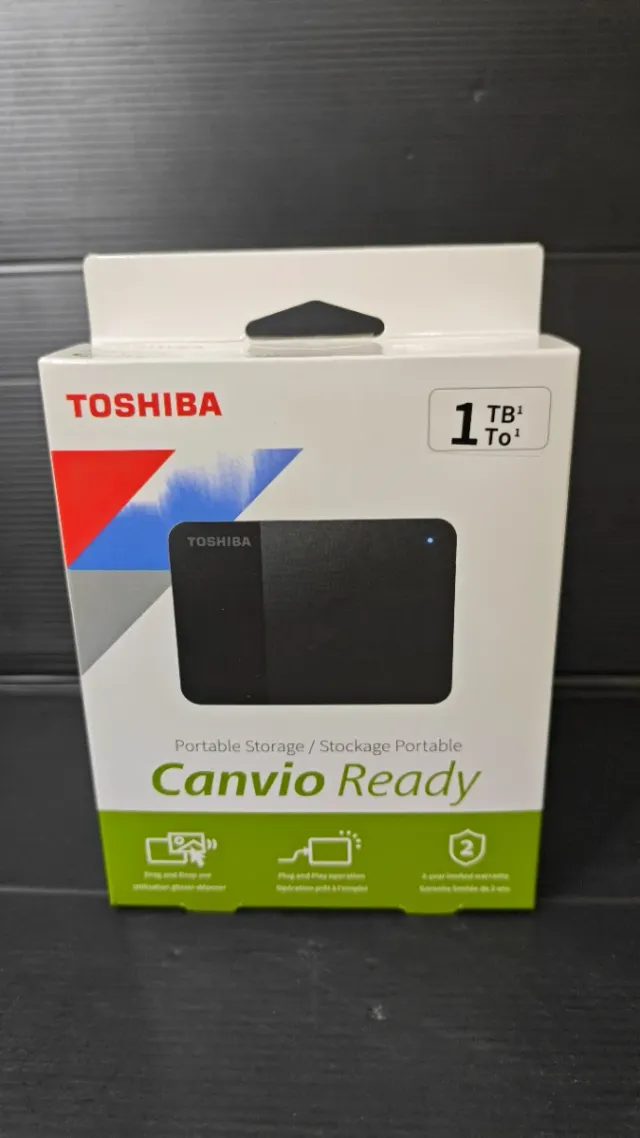 Disco Duro Externo Toshiba Canvio 1TB USB 3.1