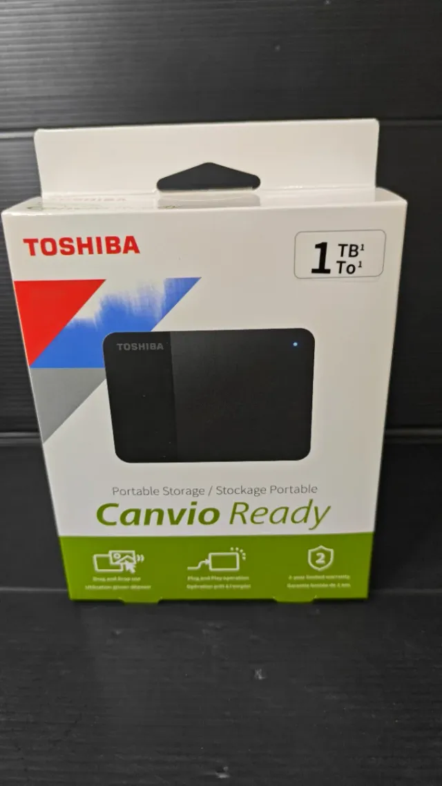 Disco Duro Externo Toshiba Canvio 1TB USB 3.1