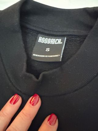 Sudadera Hoodrich Negra Talla S