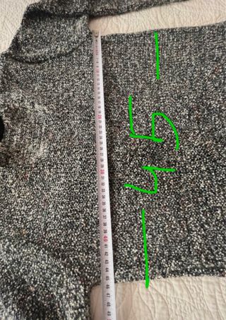 Chaqueta Cárdigan largo mujer gris y negro