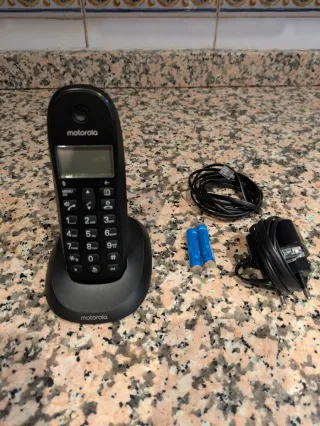 Telefono cordless Motorola nero