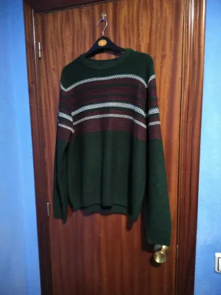 Jersey verde rayas talla L