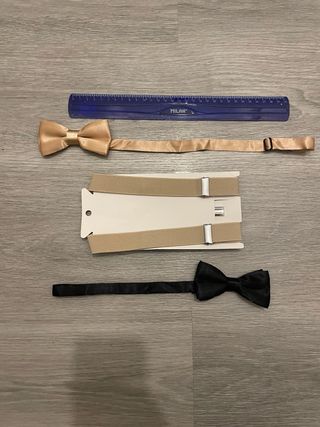 Pajaritas y tirantes para niño