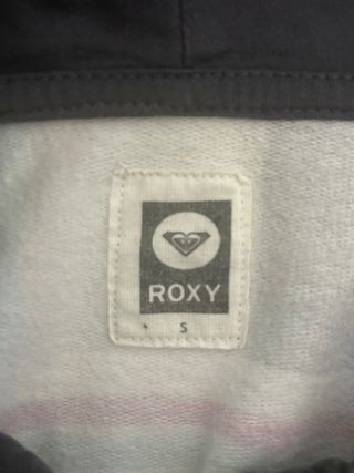 Sudadera Roxy cuadros cremallera Talla S