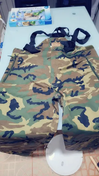 Traje intemperie ejército español antiguo; talla 4