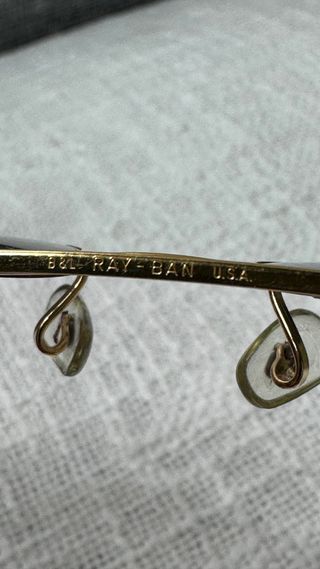 Gafas de Sol Ray Ban Aviador Dorado/Gris