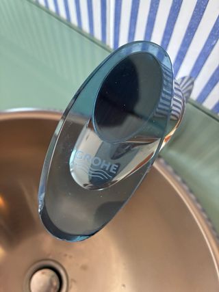 Conjunto Mueble Baño Madera y Cristal