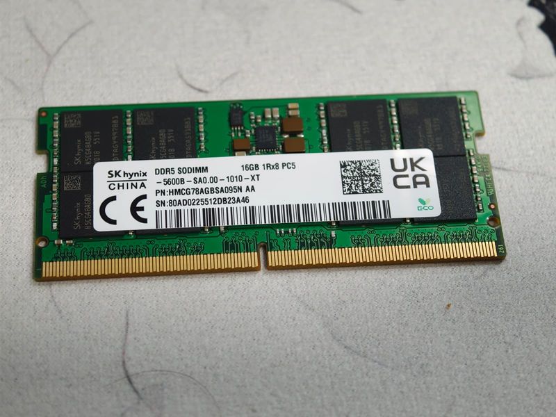 MÓDULOS RAM SK-hynix DDR5 SODIMM 2x16GB 5600MHz. afbeelding 2
