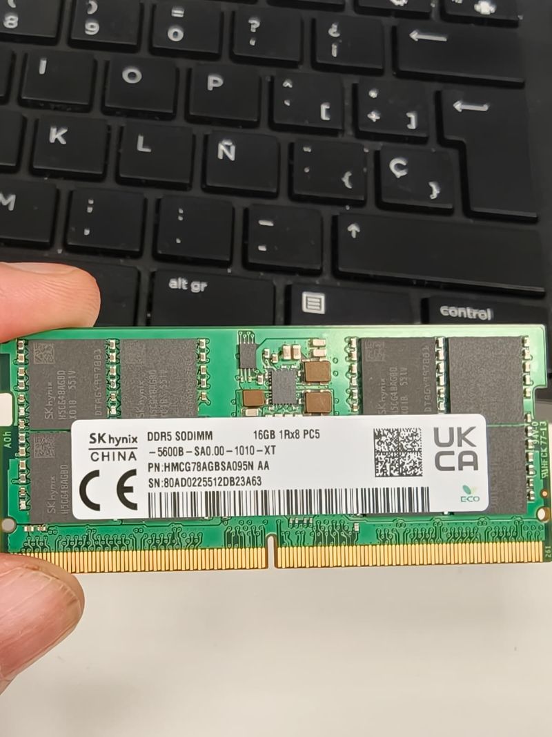 MÓDULOS RAM SK-hynix DDR5 SODIMM 2x16GB 5600MHz. afbeelding 6