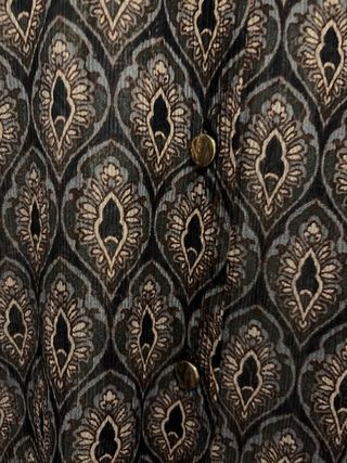 Blusa ZARA Estampada Marrón Talla M