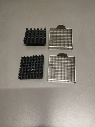 Cortador de patatas metal y plástico