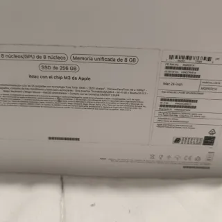 Ordenador de mesa Apple blanco