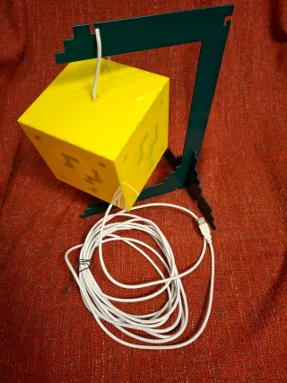 Interactive 8-bit lamp Super Mario Question Block