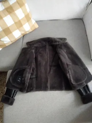 Chaqueta S Mango efecto piel