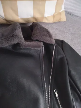 Chaqueta S Mango efecto piel