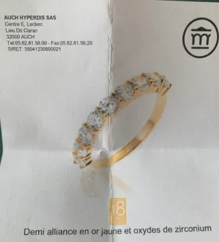 Alianza oro macizo amarillo 18 k
