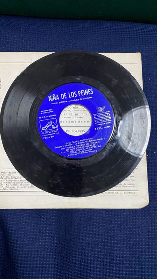 Vinilo Single Niña de los Peines