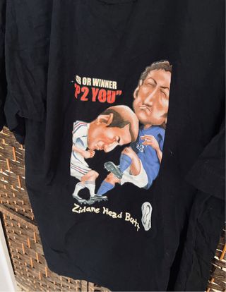 Camiseta Zidane Talla XL Hombre