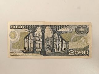 Lotto 2 Banconote Antiche: Messico e Brasile