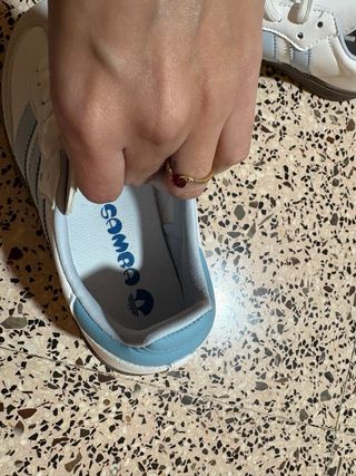 Zapatillas Talla 36 Azul Blanco