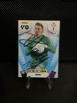 Cromo firmado Radu Panini Adrenalyn XL