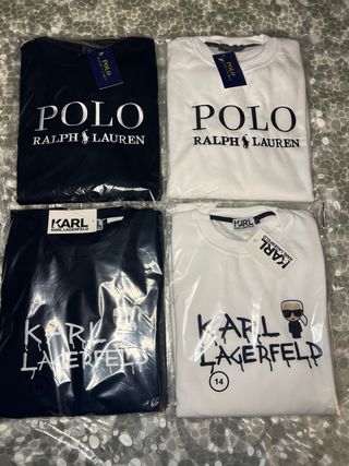 Lote 10 Felpe Polo Ralph Lauren e Karl Lagerfeld