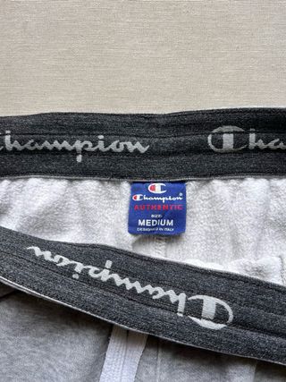 Joggers Champion Vintage Gris Talla M