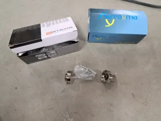 Lote 2 manillas acero inoxidable modernas