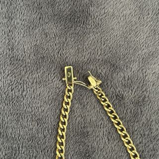 Catena Cubana Oro Laminato Uomo