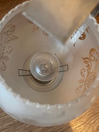 Lámpara araña cristal y metal