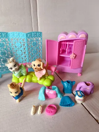 Polly Pocket Peluquería Mascotas y Accesorios