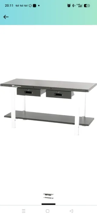 Banco de trabajo Samoa +panel para herramientas