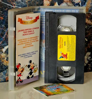 VHS Bambi Clásicos Disney Español Coleccionable