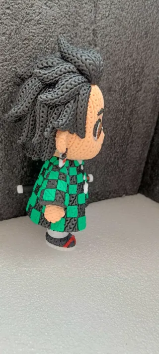 Figura Anime 3D Impresa Crochet