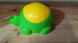 Tortuga Juguete Infantil Verde y Amarillo