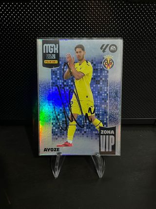 Cromo firmado Ayoze Panini 2025/26