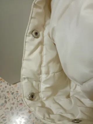 Parka piumino donna Adidas beige tg L Anni 2000
