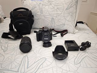 Canon 1300D Pack Completo 2 Objetivos IS + WiFi